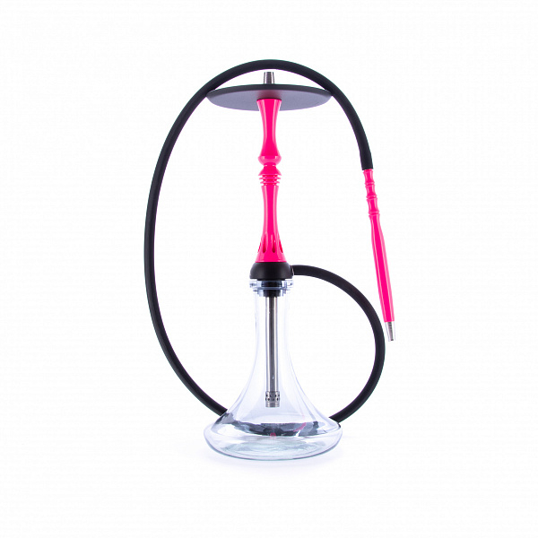 Кальян Alpha Hookah Kappa Rose Fluor (Розовый, 56 см) в Казани