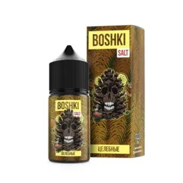 Жидкость BOSHKI Salt Целебные (Мёд трава чай хвоя) (30 мл, 20 мг/мл) в Казани