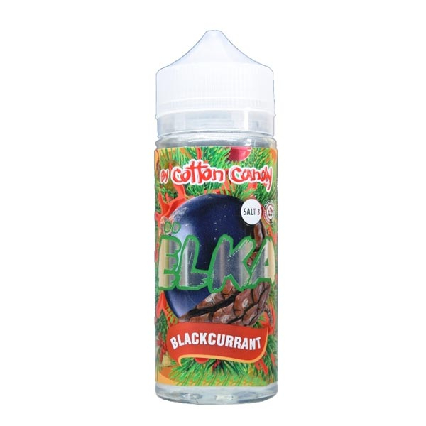 Жидкость Cotton Candy ЁLKA BLACKCURRANT (Хвоя С Мятой И Чёрной Смородиной) (120 мл, 0 мг/мл) в Казани