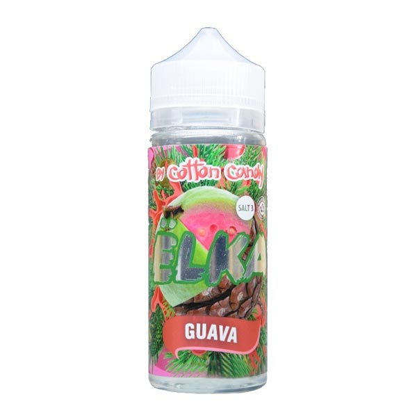 Жидкость Cotton Candy ЁLKA GUAVA (Хвоя С Мятой И Гуавой) (120 мл, 0 мг/мл) в Казани