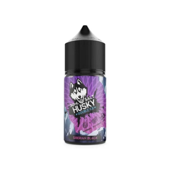 Жидкость Husky salt Double ice Siberian Black (Малина ежевика мята) (30 мл, 20 мг/мл) в Казани