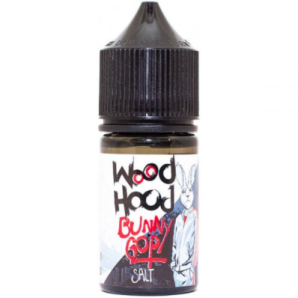 Жидкость Wood Hood Bunny Gop (Малина Черника Черная Смородина Лед) (30 мл, 20 мг/мл) в Казани