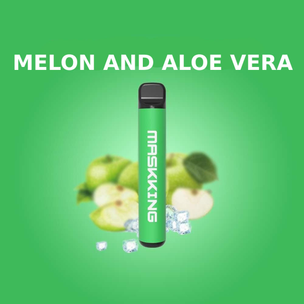 Одноразовая электронная сигарета Maskking High Pro Melon And Aloe Vera (Дыня Алоэ Вера) 1000 затяжек в Казани