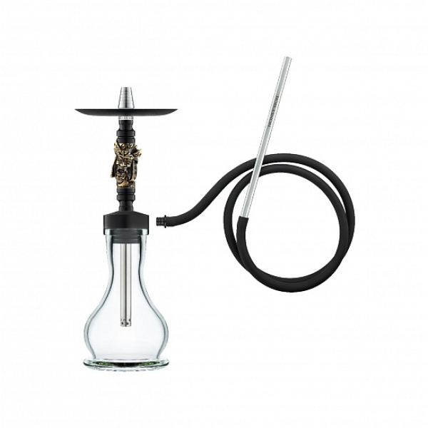 Кальян Honey Sigh Mini Dark Exclusive Samurai Серебристый (38 см) в Казани