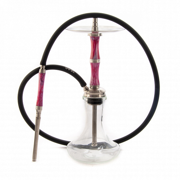 Кальян Y.K.A.P. Mini STR M3 (Розовый,Белый, 39 см) в Казани