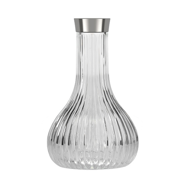 Колба Alpha Hookah Drop Twistlock На Резьбе Прозрачная  Silver в Казани