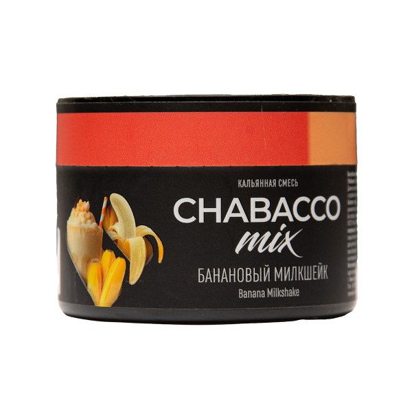 Бестабачная смесь Chabacco Medium Mix Banana Milkshake Medium 40 грамм в Казани