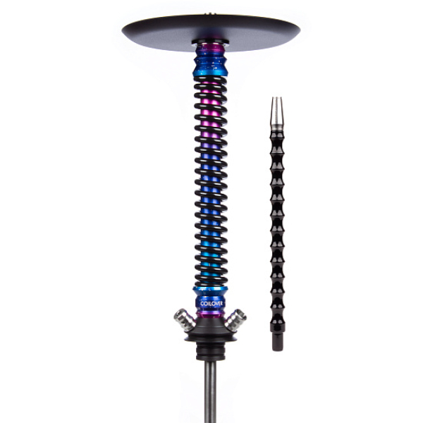 Кальян Mamay Customs Coilover Big Anod Blue Space Черный Глянец в Казани