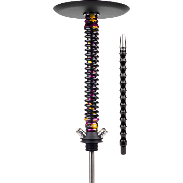 Кальян Mamay Customs Coilover Big Anod Special Purple Gold Camo Черный Глянец в Казани