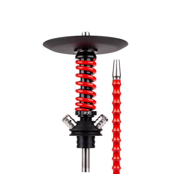 Кальян Mamay Customs Coilovers Micro Anod Черный Красный Глянец в Казани