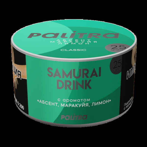 Табак Palitra Samurai Drink Напиток Самурая 25 грамм в Казани