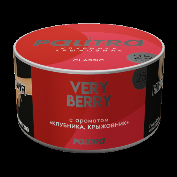 Табак Palitra Very Berry Клубника Крыжовник 25 грамм в Казани