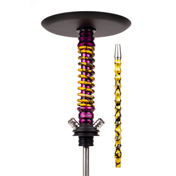 Кальян Mamay Customs Coilovers Mini Special Anod Purple Splash Gold Splash в Казани